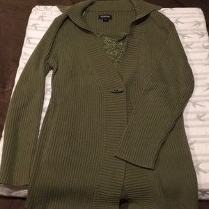 Sweater with Lace Cami